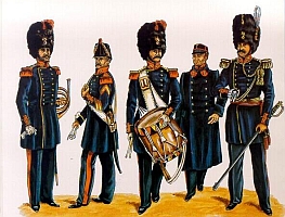 Les Grenadiers belges de 1854