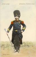 Tambour major des Grenadier  Belgique 1870