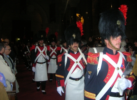 Les Sapeurs dans la Basilique St Martin  Tours