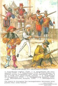 arquebusiers, le costume et les armes au temps de la chevalerie L&F Funcken