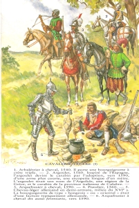 arquebusiers, le costume et les armes au temps de la chevalerie L&F Funcken