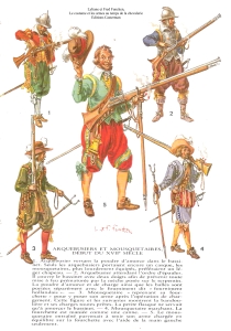 arquebusiers, le costume et les armes au temps de la chevalerie L&F Funcken